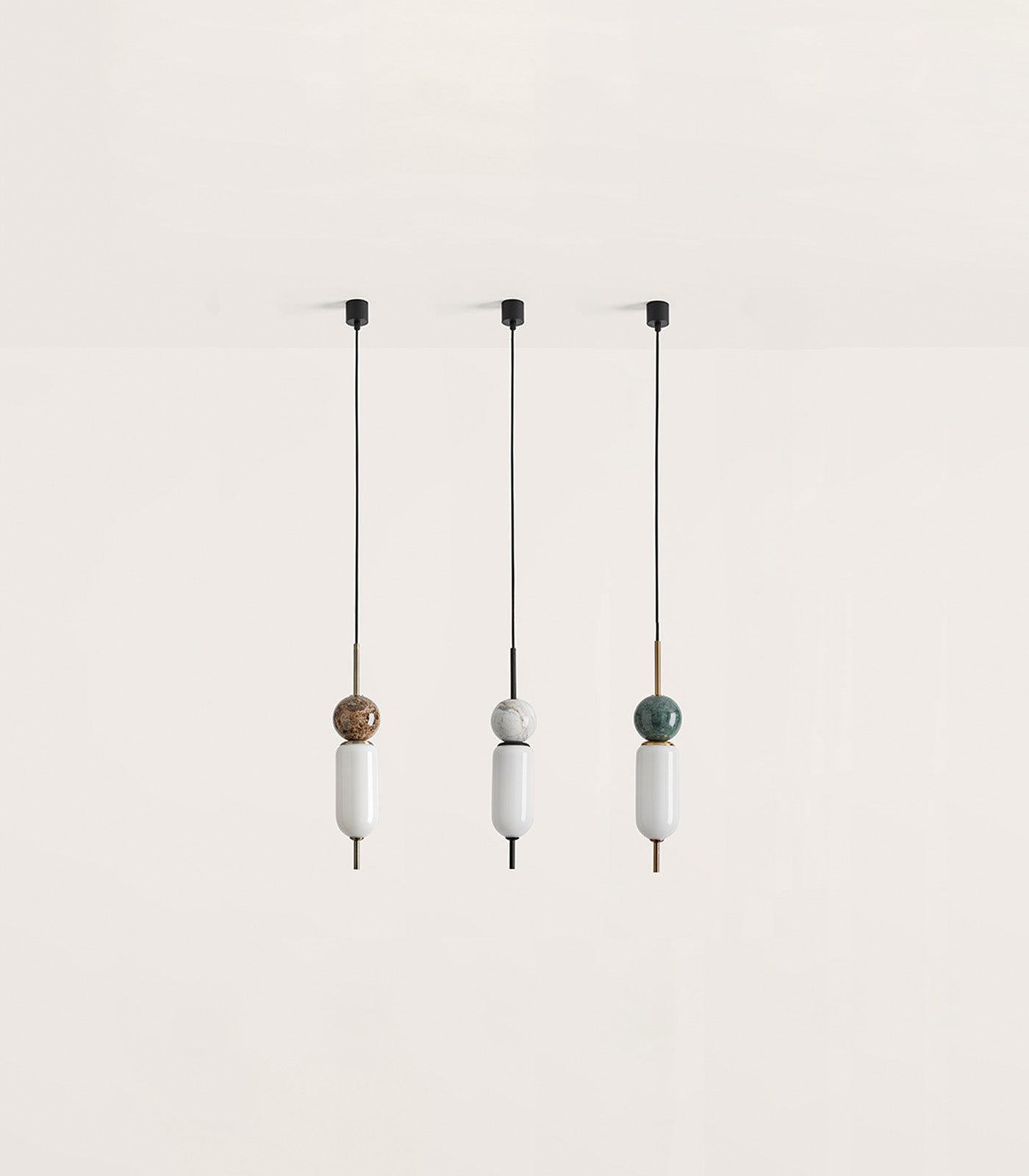 Aromas Anet Interior Pendants 3000K Aged Gold/ Green/ Bronze/ Brown/ Matte Black/ White 5W - ARO.C1206