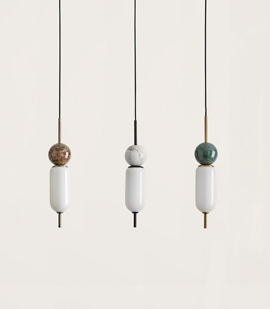 Aromas Anet Interior Pendants 3000K Aged Gold/ Green/ Bronze/ Brown/ Matte Black/ White 5W - ARO.C1206