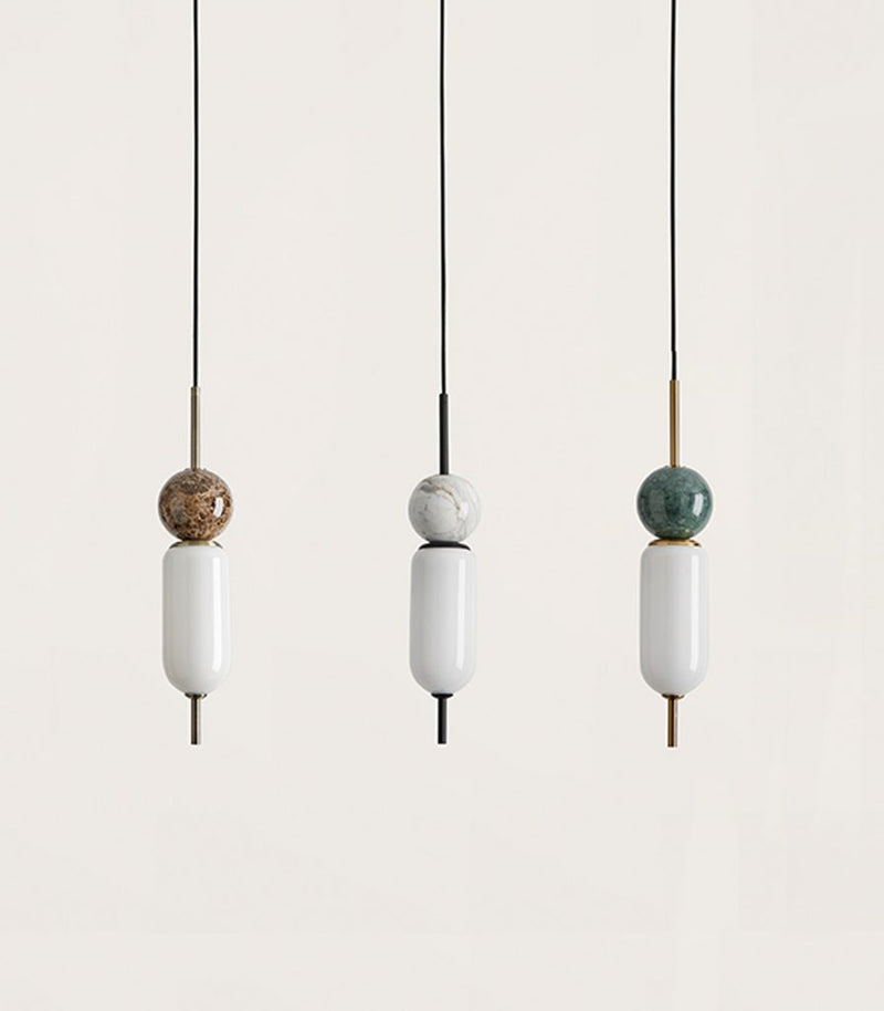 Aromas Anet Interior Pendants 3000K Aged Gold/ Green/ Bronze/ Brown/ Matte Black/ White 5W - ARO.C1206