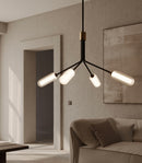 Aromas Lari 4lt Interior Pendants 2700K Cyber/ Dark Brown/ Taupe/ Orange/ Aged Gold 9W - ARO.LARI 4/P