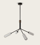 Aromas Lari 4lt Interior Pendants 2700K Cyber/ Dark Brown/ Taupe/ Orange/ Aged Gold 9W - ARO.LARI 4/P