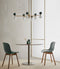 Aromas Dalt 6lt Interior Pendants 2700K Aged Gold/ Matt Black/ Green 5W - ARO.C1280/6/NEG, ARO.C1280/6/VER