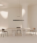 Aromas Niro Linear Interior Pendants 2700K Aged Gold/ Matte Black/ Walnut 30W - ARO.C1314/ORO, ARO.C1314/NEG