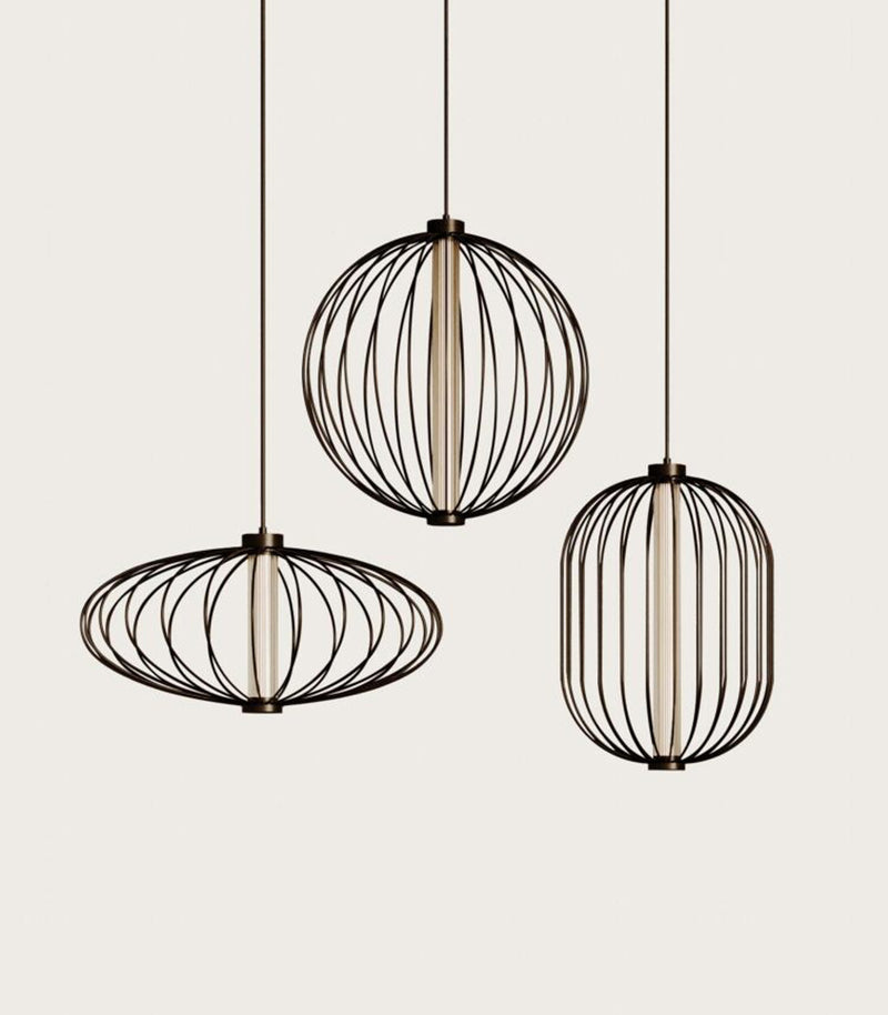 Aromas Pepo Interior Pendants 2700K Black 9W/ 15W - ARO.C1315/40/NEG, ARO.C1315/60/NEG, ARO.C1315/70/NEG