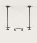 Aromas Tana Interior Pendants 2700K Matte Black 4W - ARO.C1309/4/NEG