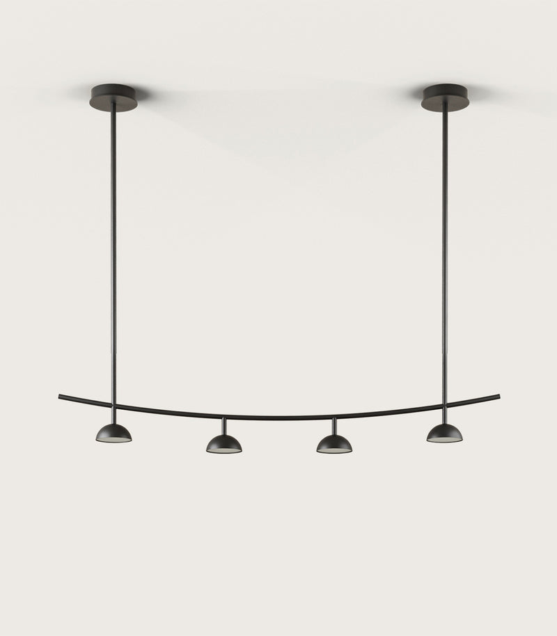 Aromas Tana Interior Pendants 2700K Matte Black 4W - ARO.C1309/4/NEG