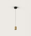 Aromas Tera Interior Pendants 3000K Blue/ Matte Black/ Matte Brass 8W - ARO.C1260