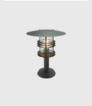 Stockholm Pillar Light Black/Galvanized Steel | Small/ Medium/Large IP54- Norlys
