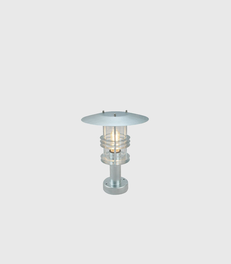 Stockholm Pillar Light Black/Galvanized Steel | Small/ Medium/Large IP54- Norlys