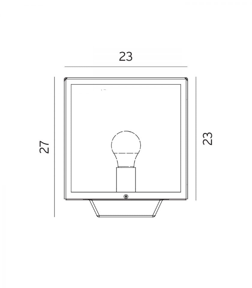 Norlys Lofoten Clear Pillar Exterior Lighting Black IP44 - NLYS.1941B- Norlys