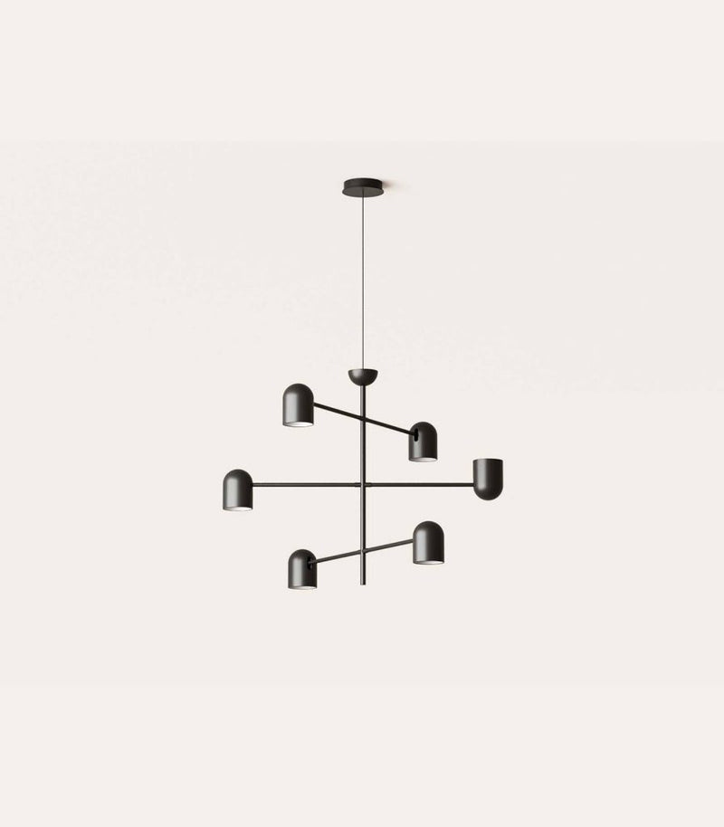 Aromas Pipe Interior Pendants 3000K Matte Black 3W - ARO.C1293