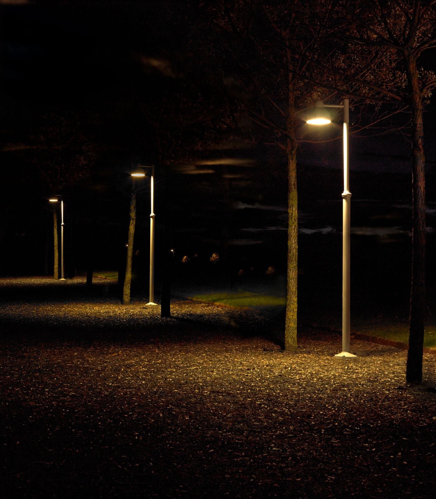 Norlys Koster Pole LED Flood Light Aluminium/ Graphite 17.5W 3000K IP54 - NLYS.1914AL, NLYS.1914GR