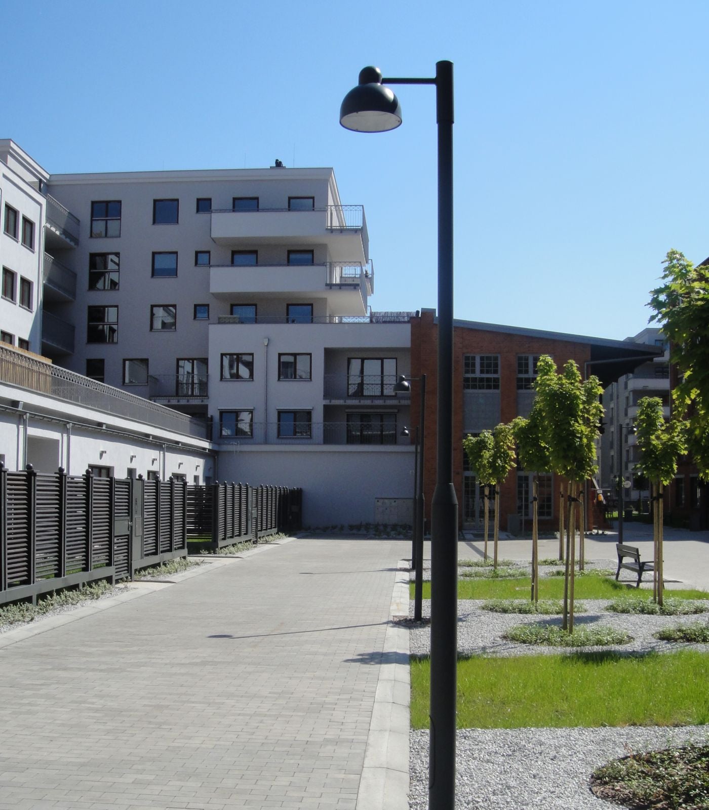 Norlys Koster Pole LED Flood Light Aluminium/ Graphite 17.5W 3000K IP54 - NLYS.1914AL, NLYS.1914GR