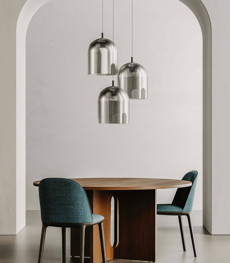 Aromas Porta Large Interior Pendants 3000K Smoked Grey 9W - ARO.C1290/L