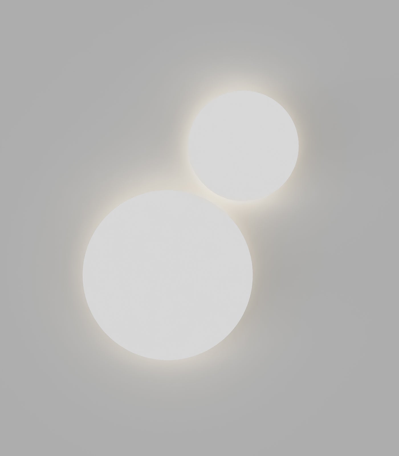 Lighting Republic Shadow Large or Medium Interior Wall Light 3000K Satin White 10W - LR.i01.60.M.WH, LR.i01.60.L.WH - Lighting Republic