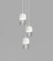 Stak Pendant Light Base Glass Clear/ White | Clear/ Smoked/ White Top Shade- Lighting Republic