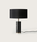 Aromas Cand Table Lamp Aged Gold/ Black Marble - ARO.S1107/ORO-NEG + 801021/35