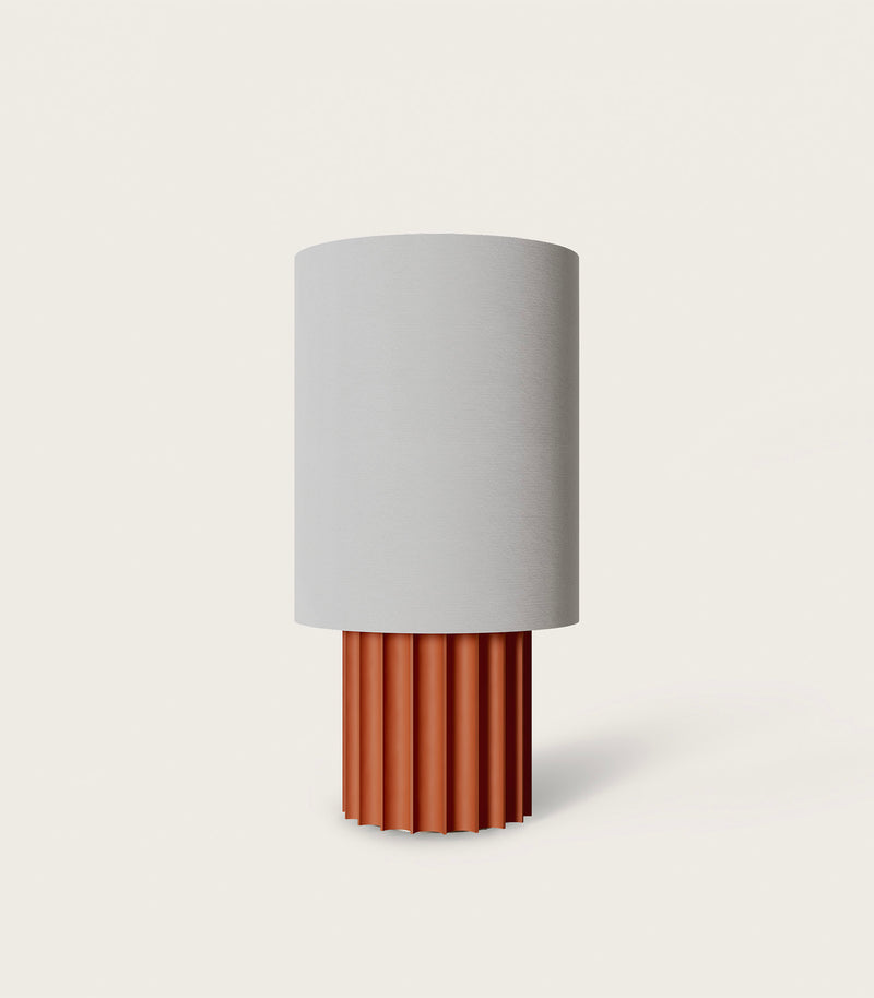 Aromas Dena Table Lamp Taupe/ Tile- ARO.DENA/T