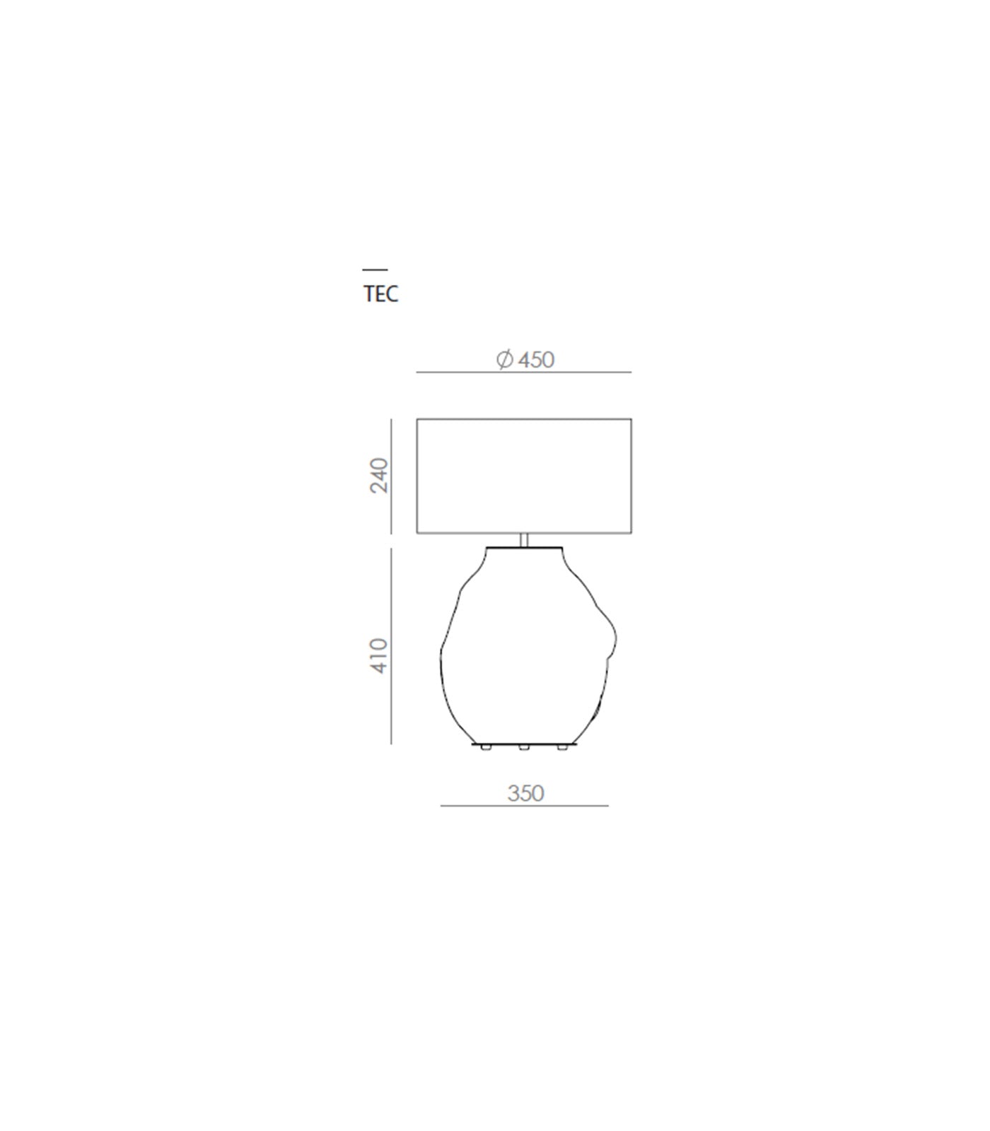 Aromas Etho Table Lamp Brown Sugar/ Fresh Pasta - ARO.ETHO/T