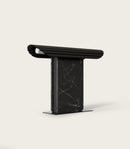 Aromas Hold Table Lamp 2700K Matte Black/Black / Aged Gold/White- ARO.S1326