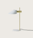 Aromas Cohen Gold Table Lamp Matte Brass/ White - ARO.S1196/BCO