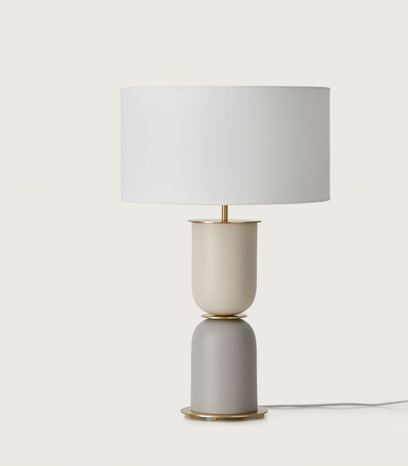 Aromas Copo Table Lamp Matte Brass/ White/ Mole Green/ Vintage Brown - ARO.NAC124/ORO+801011/40