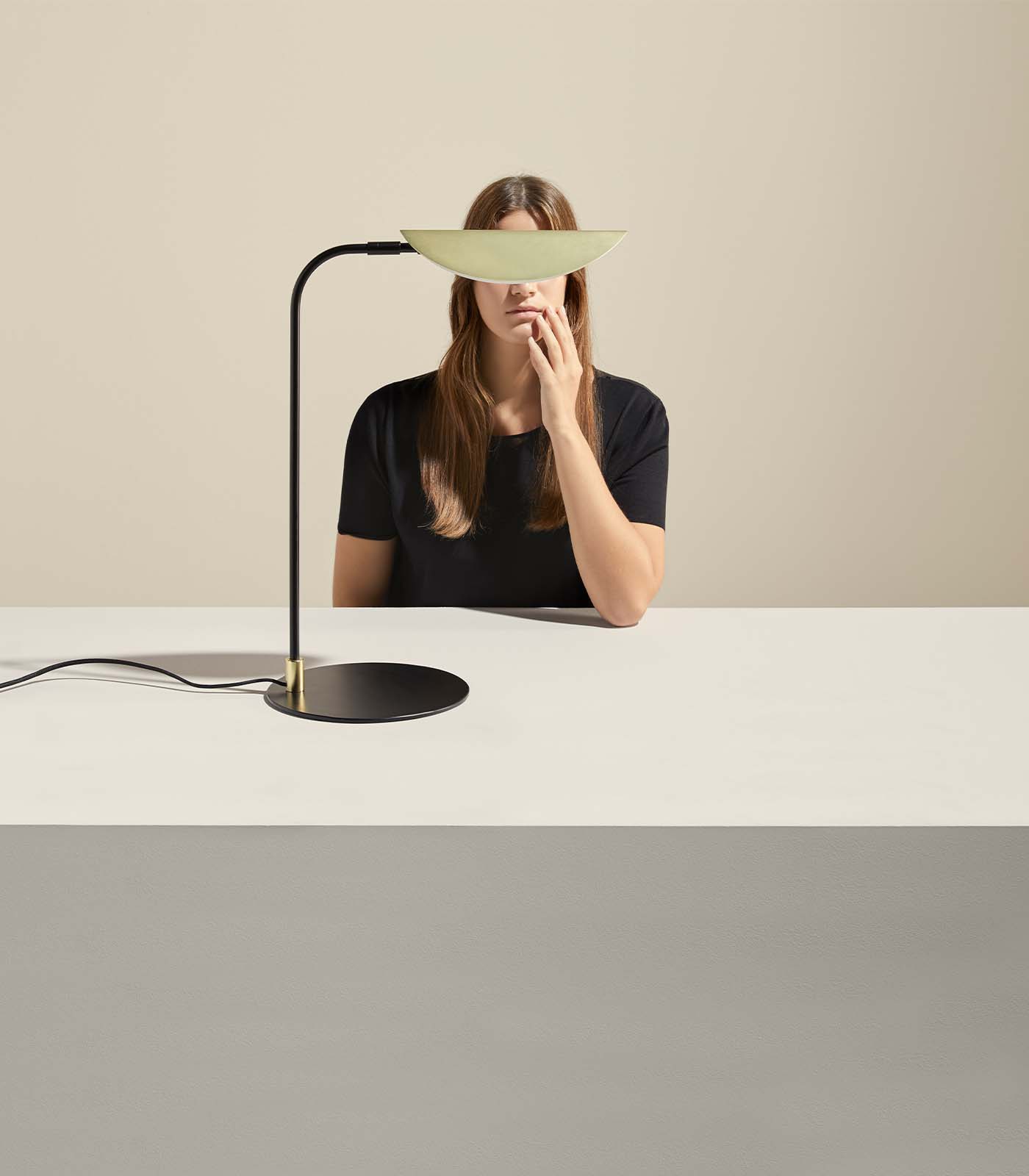 Aromas Ficus Table Lamp Matte Brass 5W- ARO.S1243