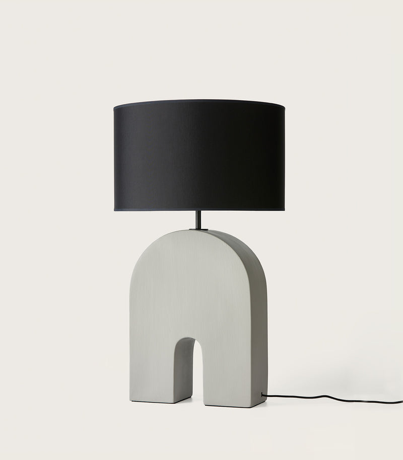 Aromas Home Table Lamp Brass/ Ash Grey/ Matte Black - ARO.NAC118