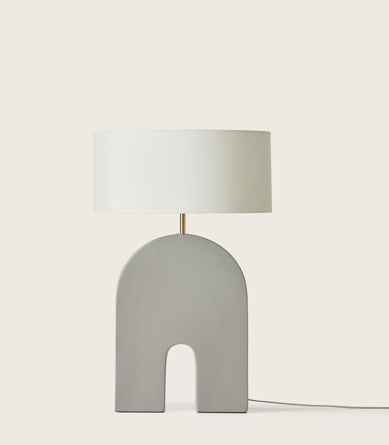 Aromas Home Table Lamp Brass/ Ash Grey/ Matte Black - ARO.NAC118