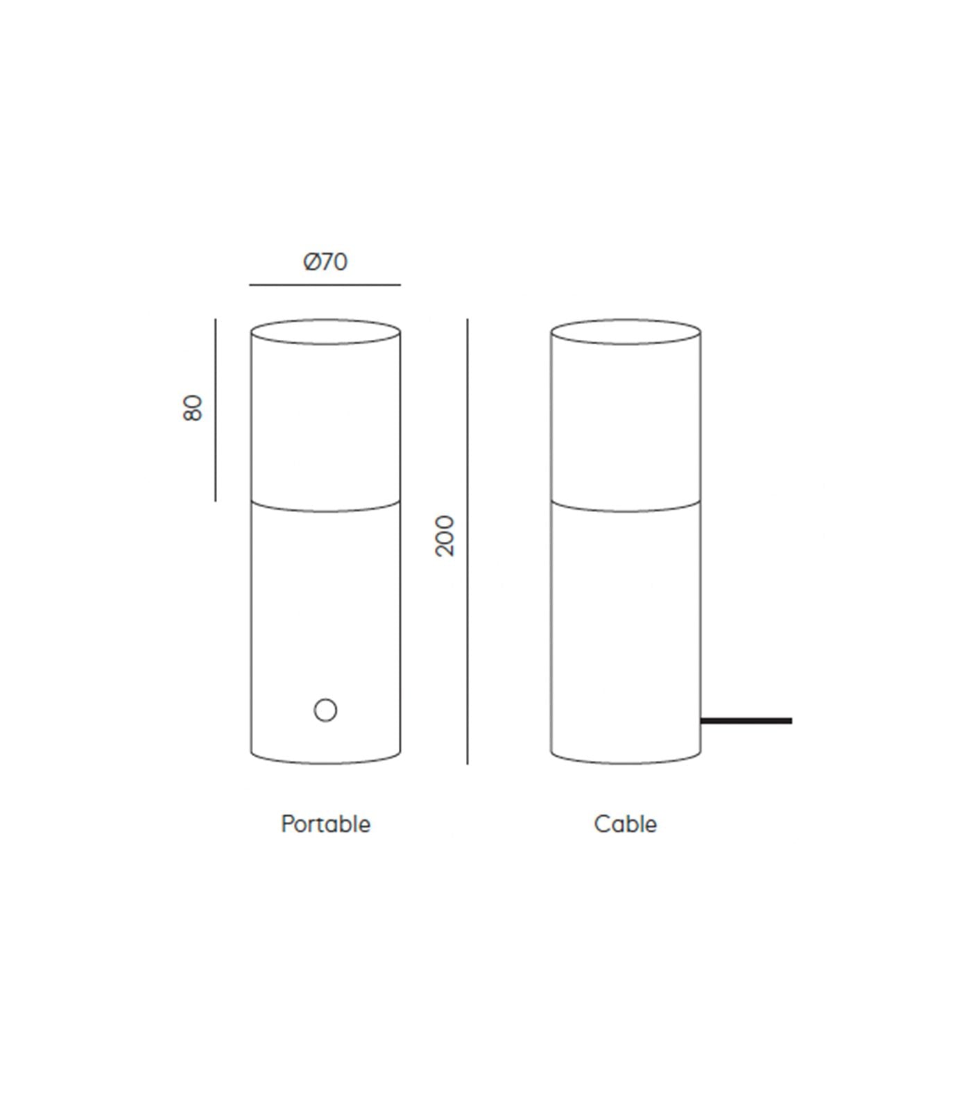 Aromas Lind Table Lamp Matte Brass 5W- ARO.S1220