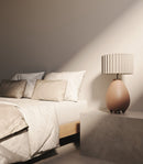 Aromas Obrie Table Lamp Matte Brass/ Silhouette/ Natural Clay - ARO.OBRIE/T