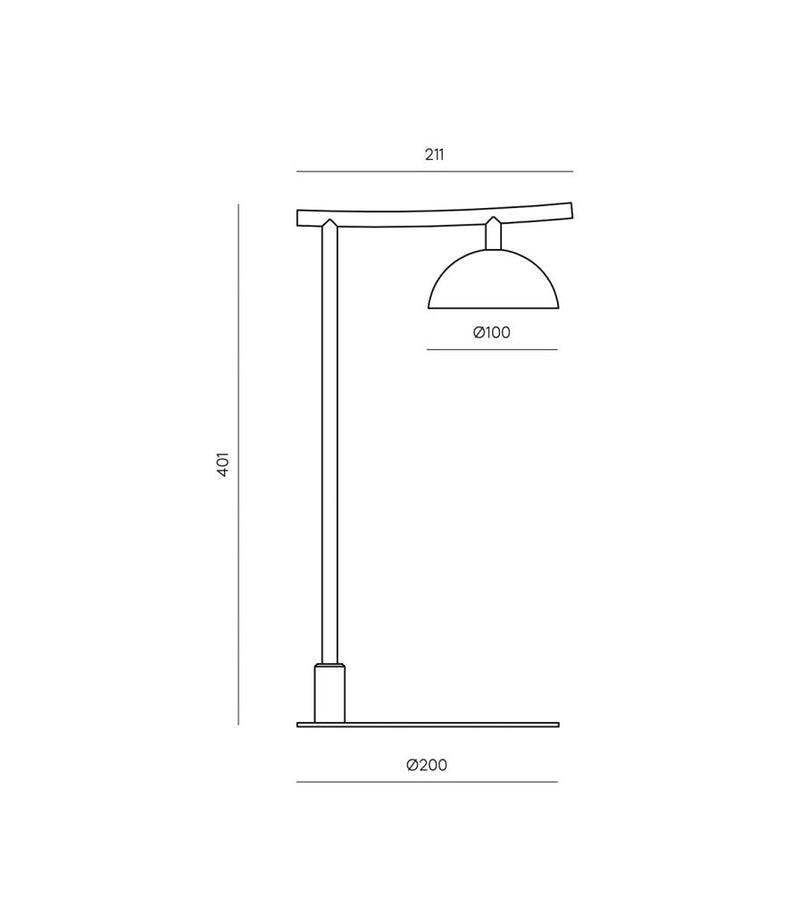 Aromas Tana Table Lamp 2700K Matte Black 4W - ARO.S1309/NEG