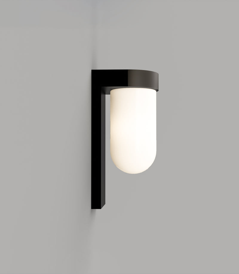 Lighting Republic Tuva Exterior Wall Light White / Clear IP44 - LR.E01.77.ST + LR.E01.77.