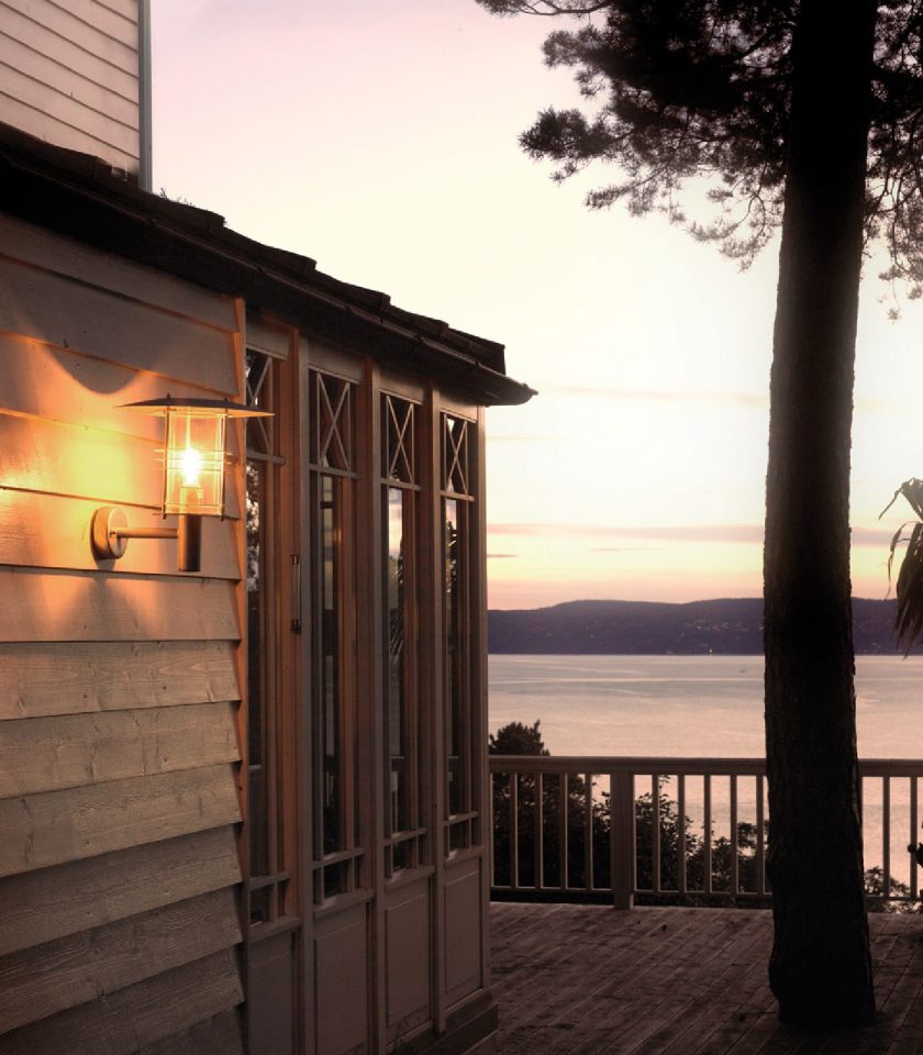 Norlys Stockholm Arm Exterior Wall Lights Black / White / Galvanized Steel IP54 - NLYS.280, NLYS.286 - Norlys