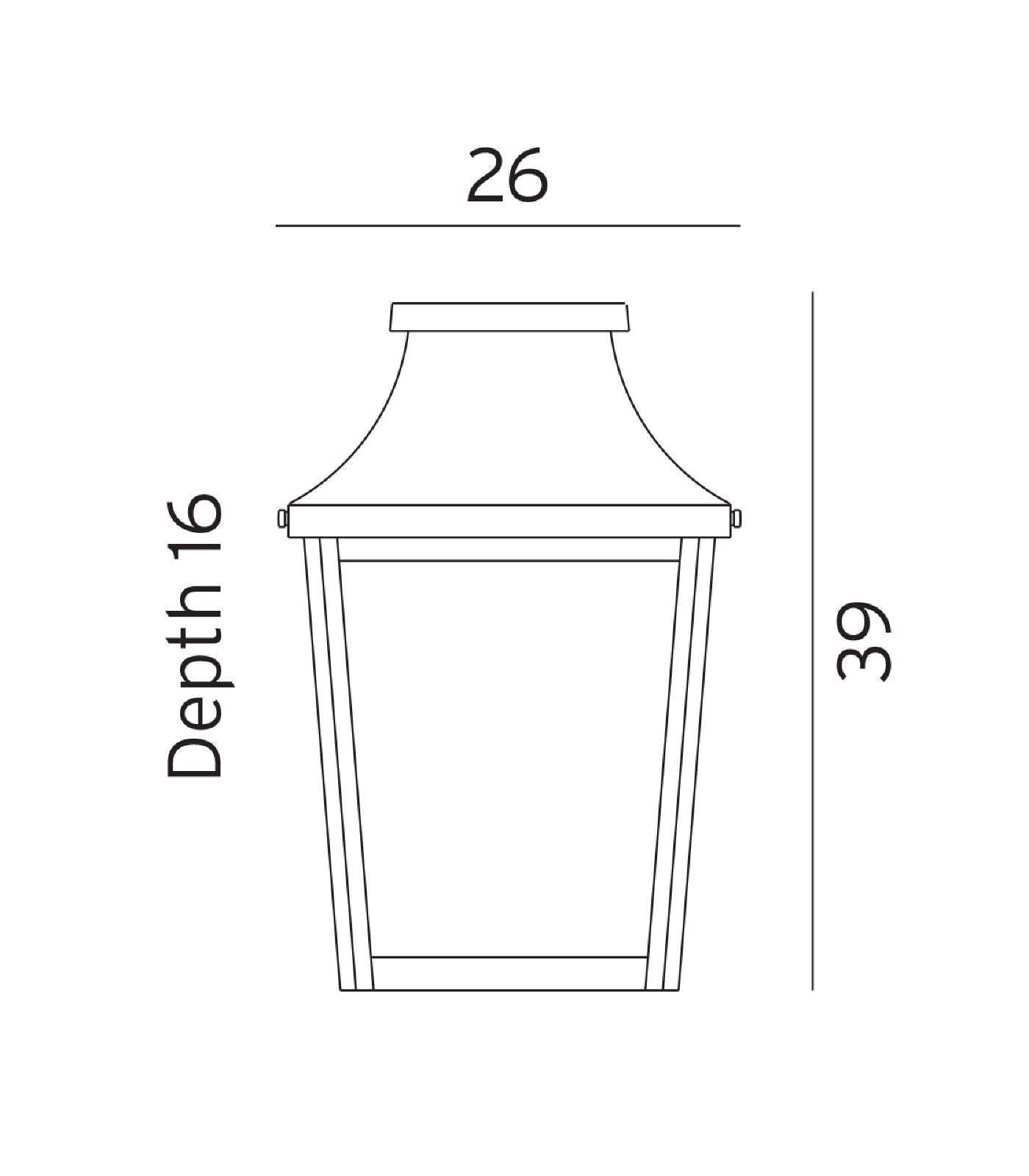 Norlys London Flush Exterior Wall Light Black / White IP54 - NLYS.497W, NLYS.497B