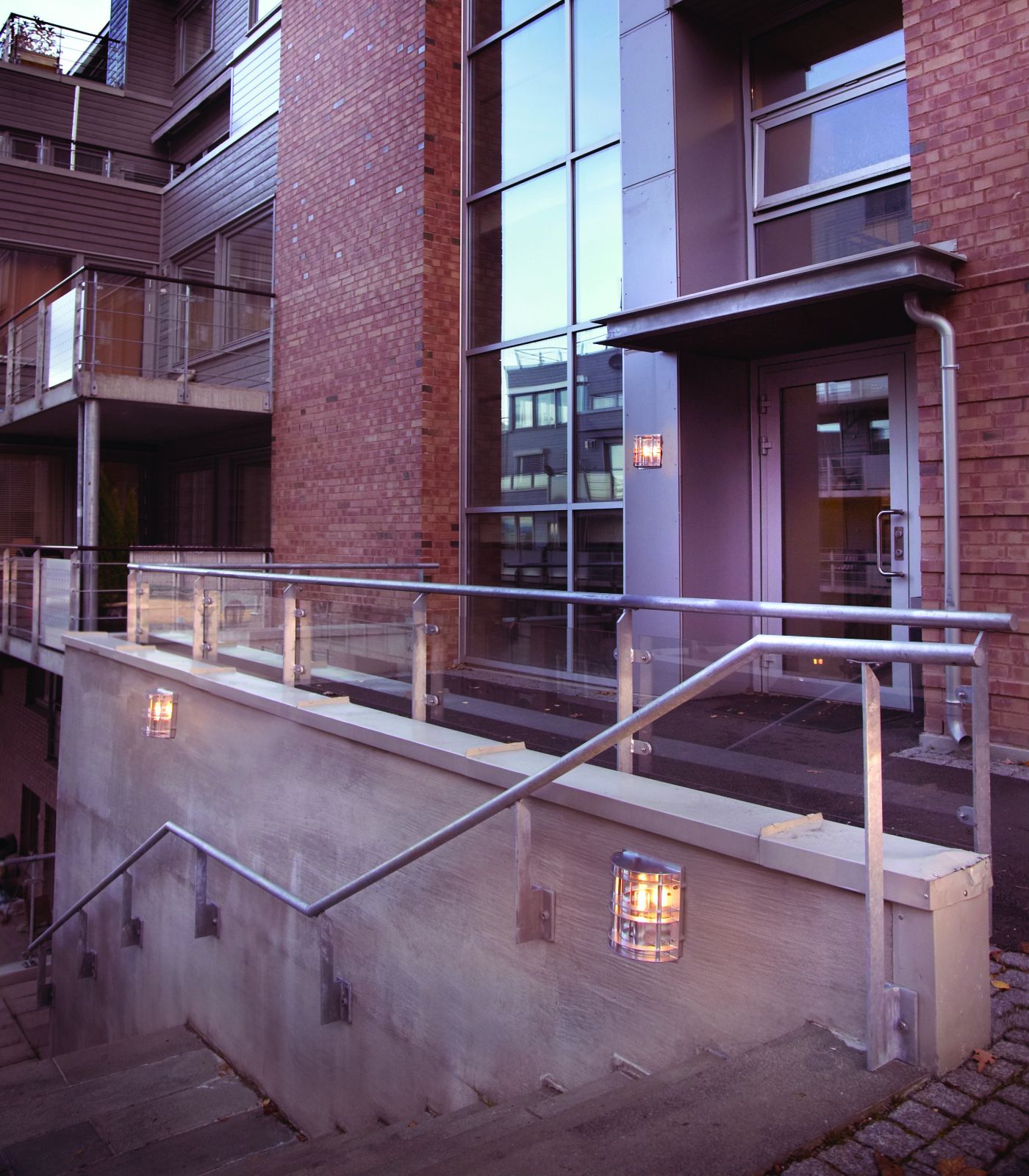 Norlys Stockholm Flush Exterior Wall Lights Black / Galvanized Steel IP54 - NLYS.226, NLYS.220