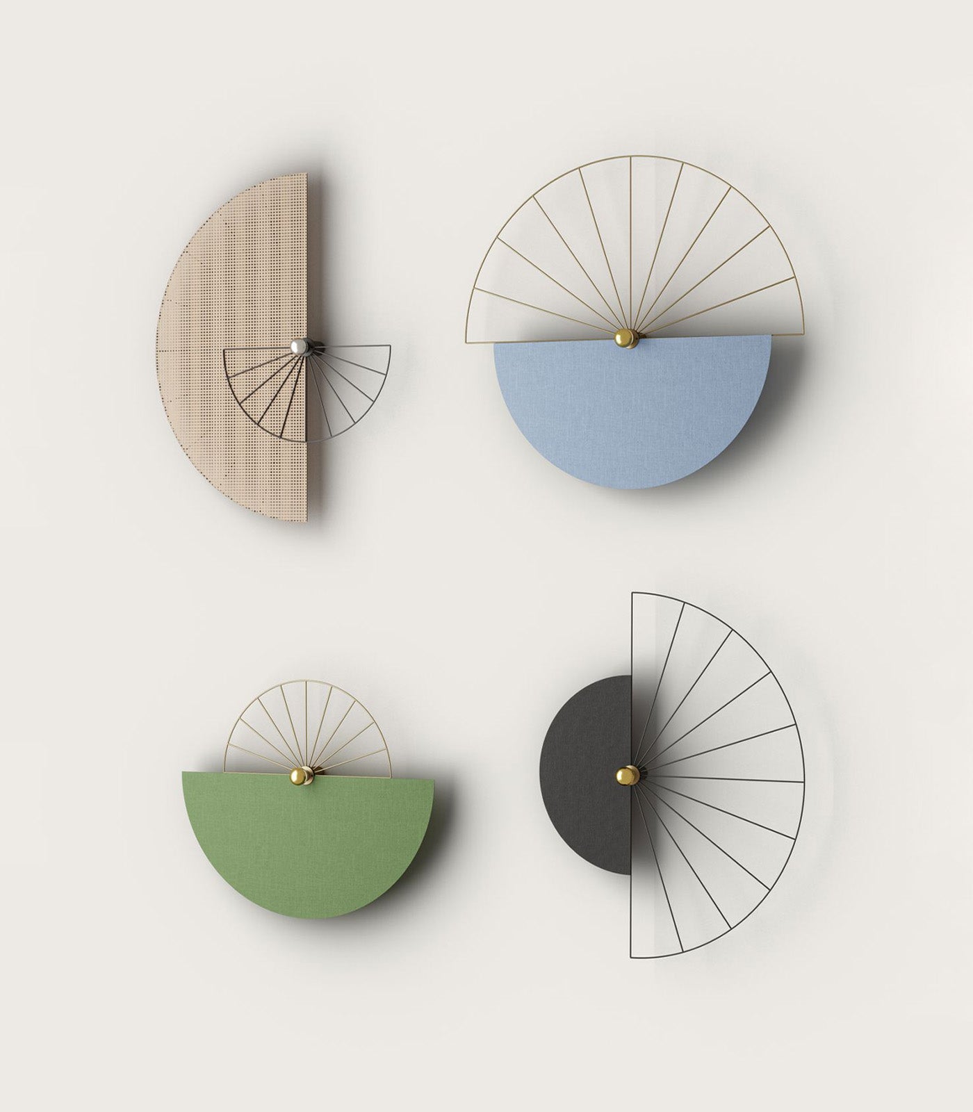 Aromas Ghaban Interior Wall Lights Mineral Red/ Pale Pink/ Petrol Blue/ Opal Violet/ Makeup/ Topo - ARO.GHABAN/W