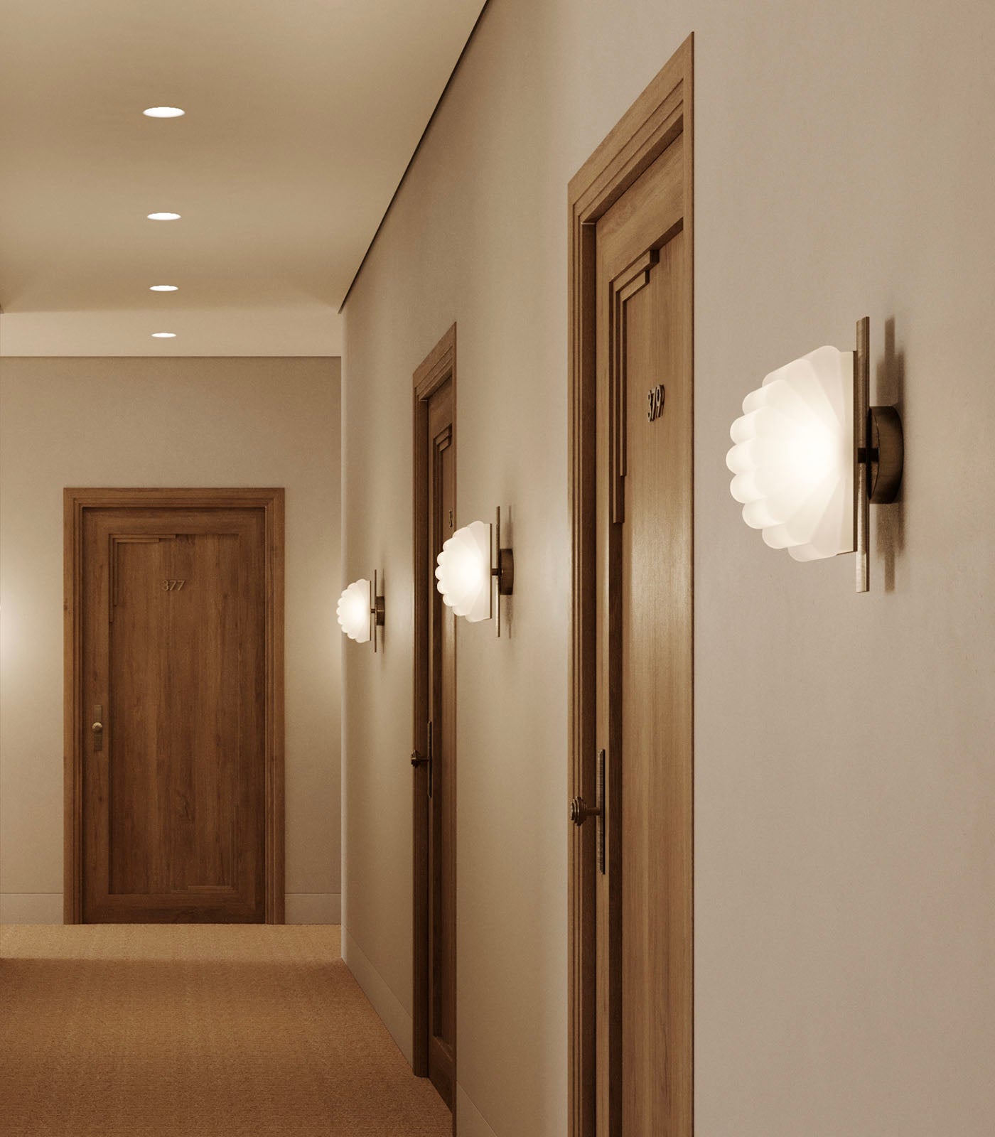 Aromas Gina Interior Wall Lights 2700K Aged Gold/ Matte Black- ARO.A1334/ORO, ARO.A1334/NEG