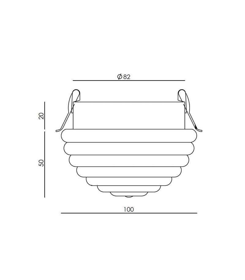 Aromas Hado Interior Wall Lights 2700K Aged Gold- ARO.T1331