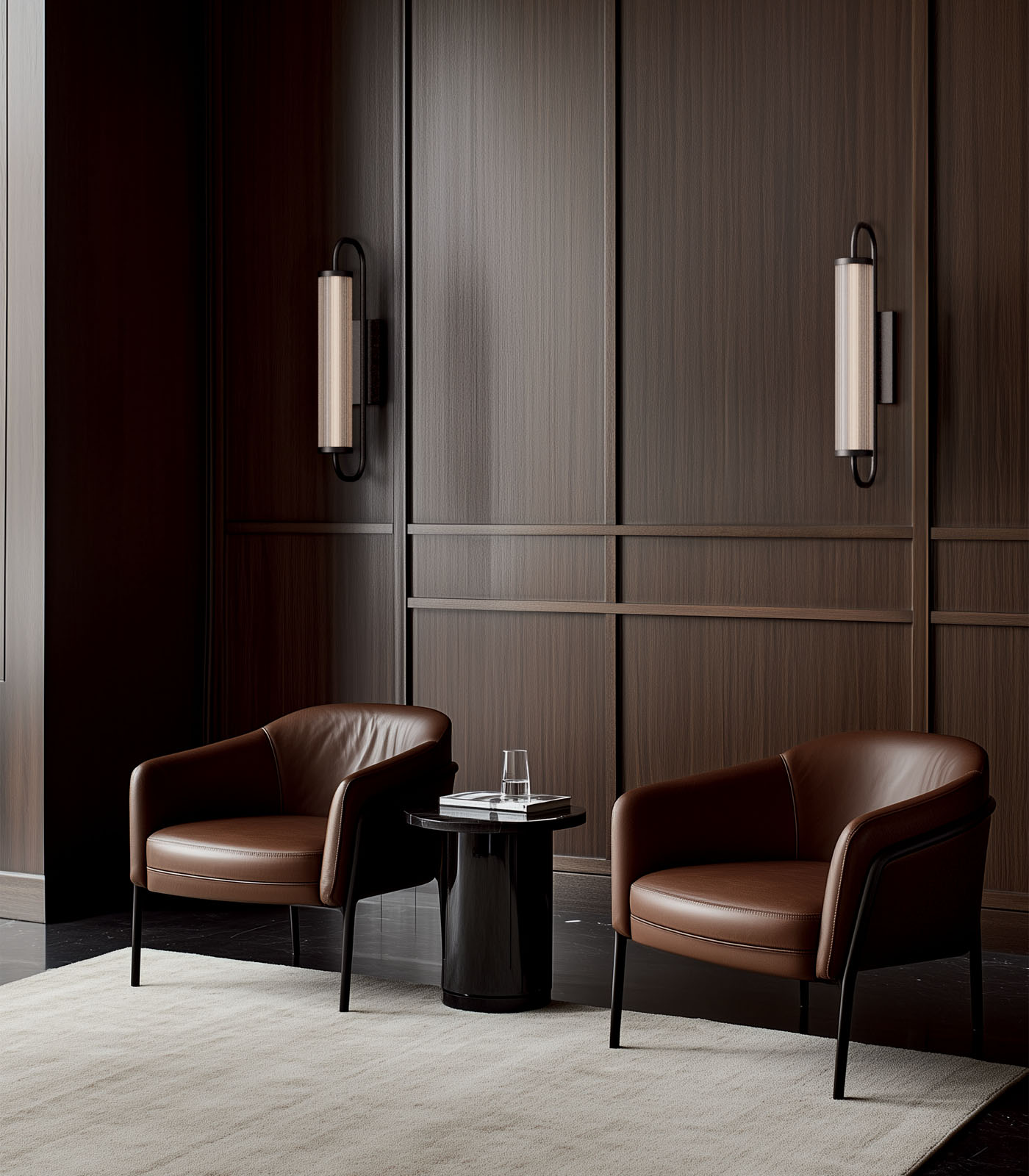 Aromas Ison Interior Wall Lights 2700K Matte Black/ Aged Gold 5W - ARO.A1298/NEG, ARO.A1298/ORO