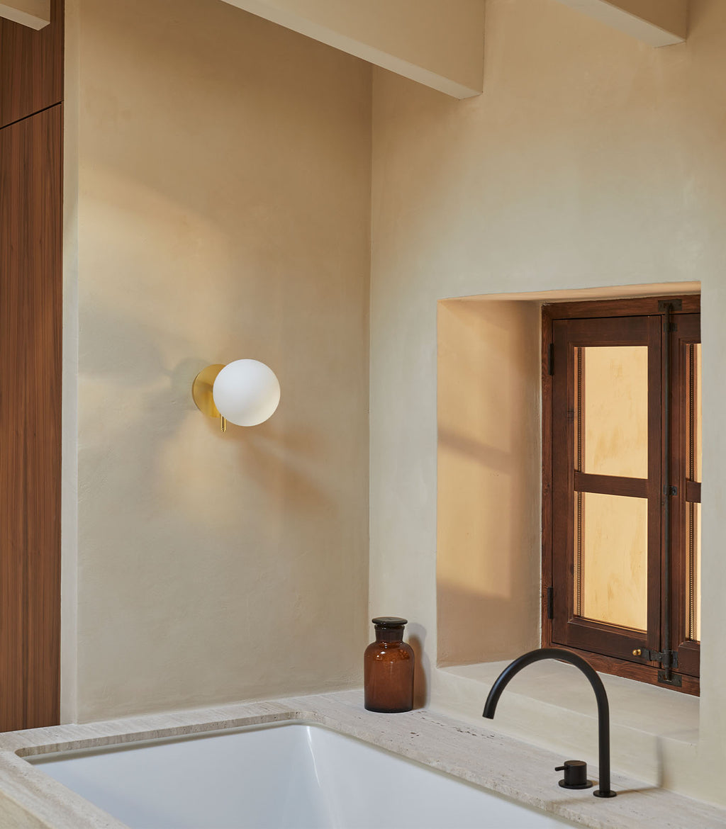 Aromas Atom Wall Lights 3000K Matte Black/ Matte Brass 5W - ARO.A1214 ...