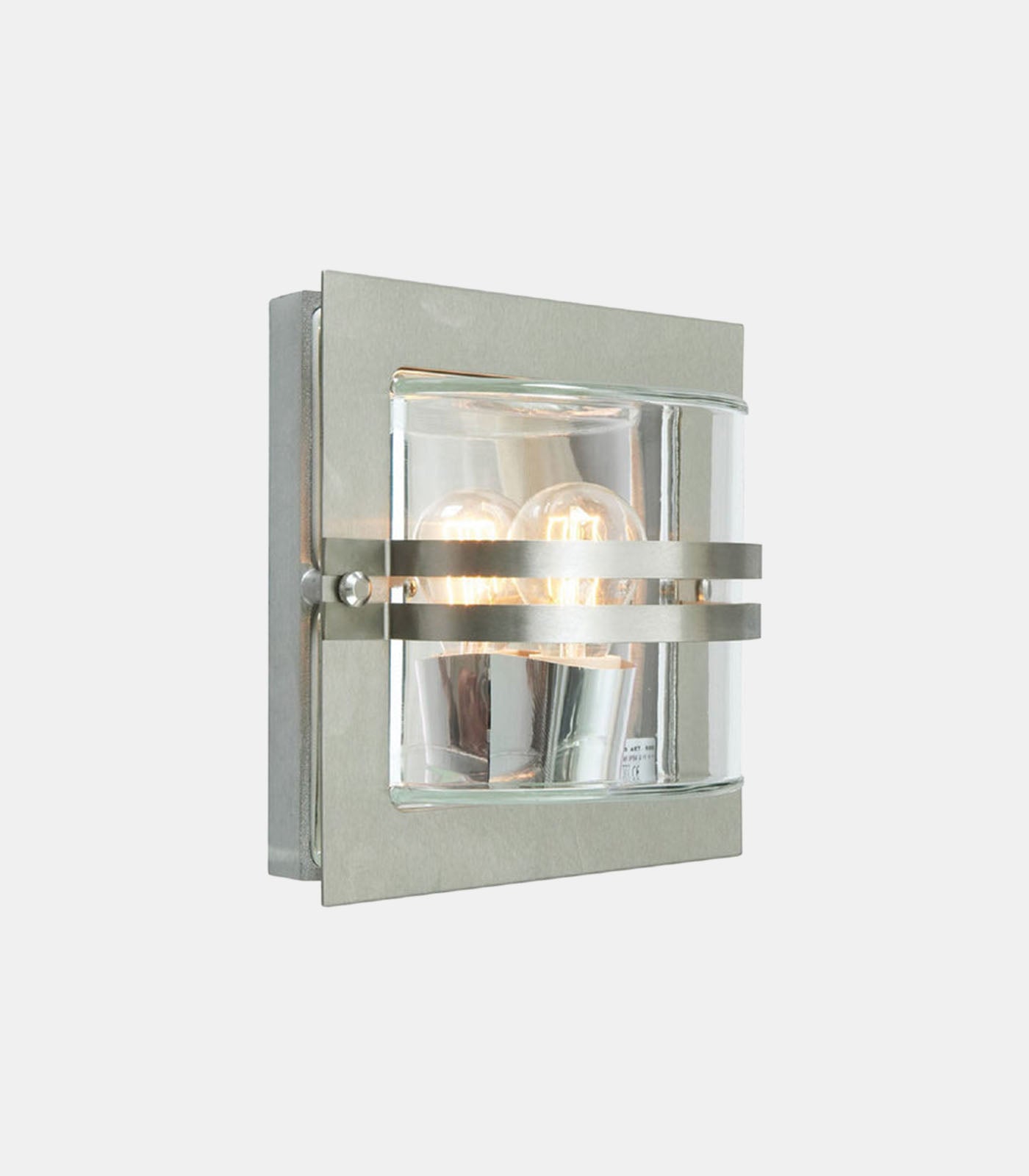 Norlys Bern Exterior Wall Lights Black / Galvanized Steel / Stainless Steel IP54 - NLYS.650, NLYS.651 - Norlys
