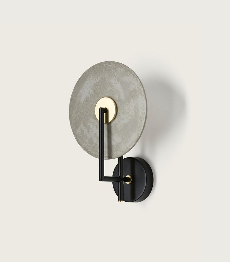 Aromas Erto Small Wall Lights 2700K Matte Black/Matte Brass 5W - ARO.A1257+1097/20