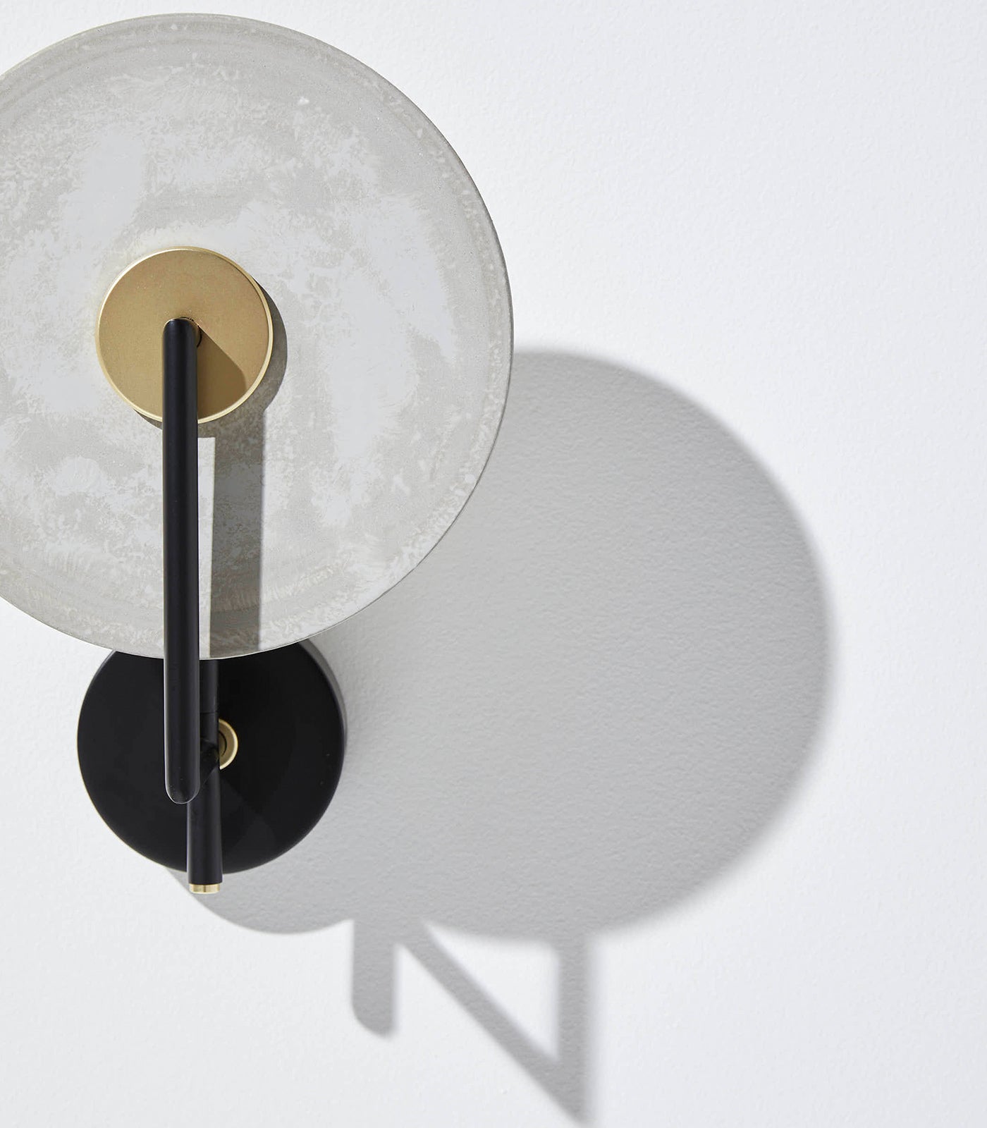 Aromas Erto Large Wall Lights 2700K Matte Black/ Matte Brass 5W - ARO.A1257+1223 PINK