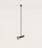 Aromas Focus Rod Interior Pendants 3000K Natural/ Anthracite/ Alabaster 5W - ARO.C1279/1