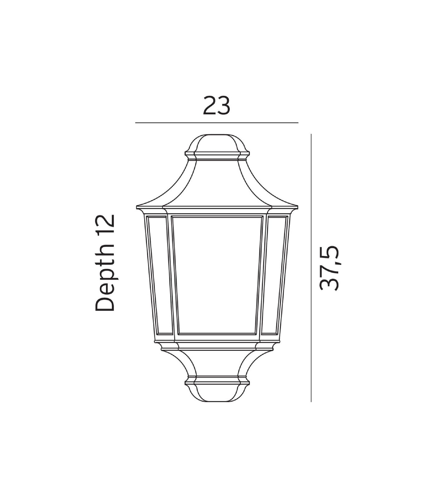 Norlys Glasgow Exterior Wall Lights Black / White IP54 - NLYS.730B, NLYS.730W - Norlys