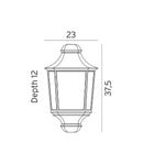 Norlys Glasgow Exterior Wall Lights Black / White IP54 - NLYS.730B, NLYS.730W - Norlys