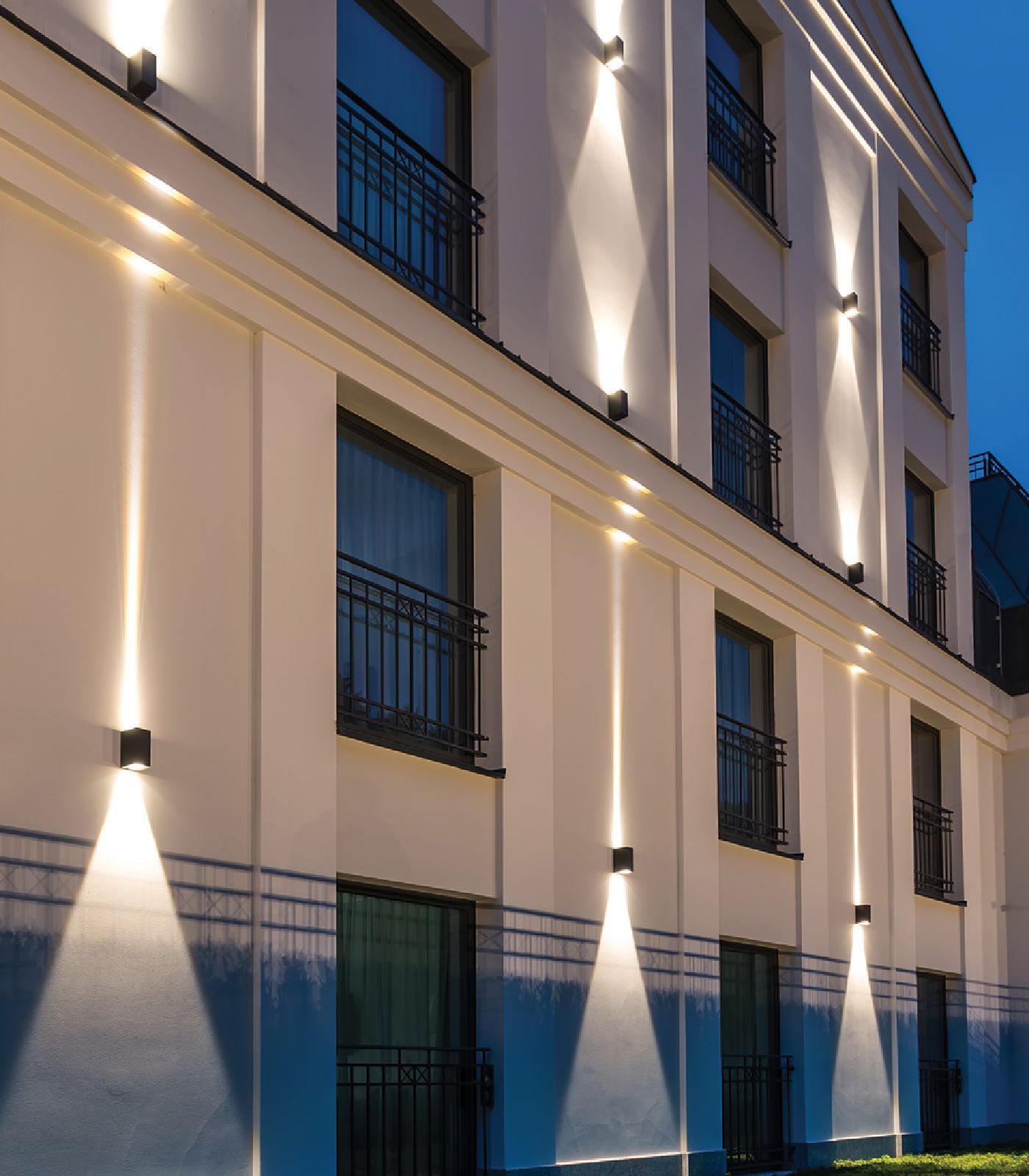 Norlys Lillehammer Exterior Wall Lights Black / White / Aluminium / Graphite 3000K IP65 - NLYS.1582, NLYS.1584, NLYS.1580, NLYS.1581