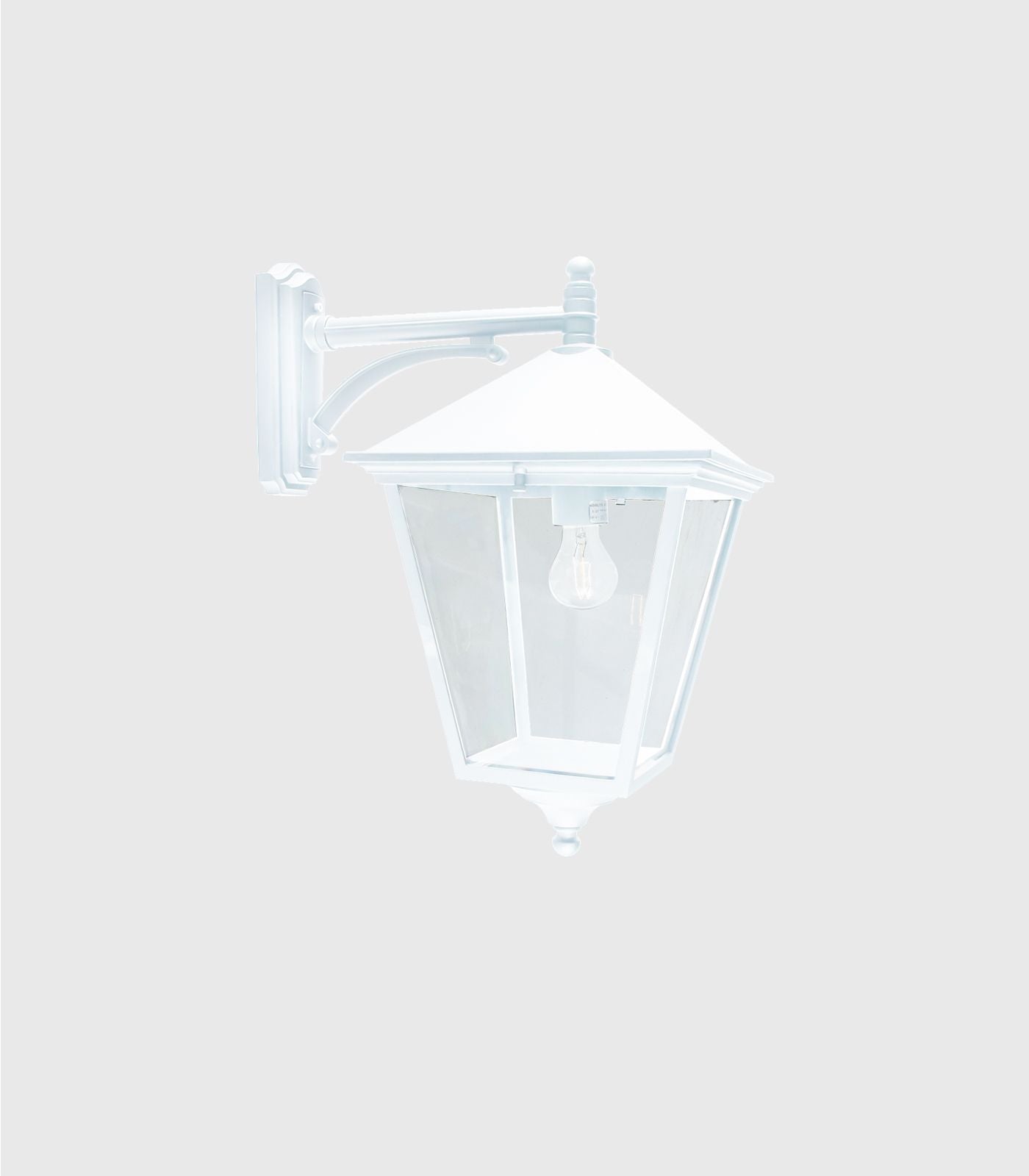 Norlys London Arm Small/Large Exterior Wall Lights Black / White IP54 - NLYS.480, NLYS.481, NLYS.490, NLYS.493- Norlys