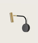 Aromas Maho Wall Lights 3000K Matte Black/ Matte Brass 5W - ARO.A1254/NEG, ARO.A1254/ORO-NEG